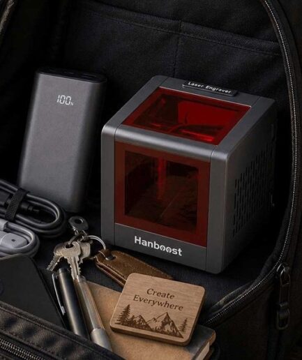 Hanboost T1｜鞄に収まる携帯型レーザー彫刻機、場所も電源も束縛されない自由なクリエイト