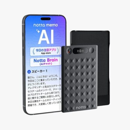 Notta Memo Magbridge｜会議後の“思い出し作業”をなくす、録音から要約まで任せられるAIメモ端末