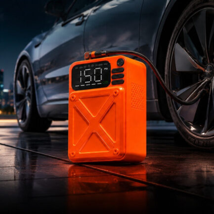 IDEABRO PulseAire｜EV・SUV も瞬時充填、1 回充電でテスラ 4 台分対応する最強携帯エアポンプ
