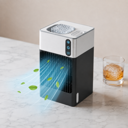 FROZUO F1｜一台あるだけで暑い日のストレスがすべて消える 3in1 卓上クーラー