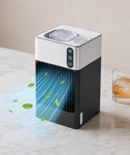FROZUO F1｜一台あるだけで暑い日のストレスがすべて消える 3in1 卓上クーラー