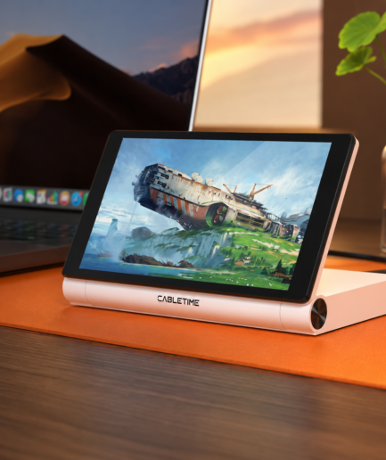 CableTime ScreenDock｜内蔵ディスプレイ付きドッキングステーション、ノート PC 周りの煩わしさを一気に解消する多機能ハブ