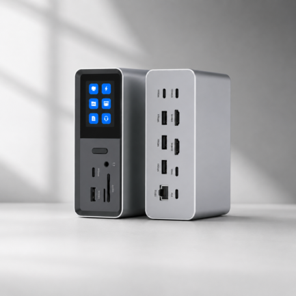 HubKey G3｜デスクの拡張性を、美しく、直感的に再定義する16-in-1ドッキングステーション