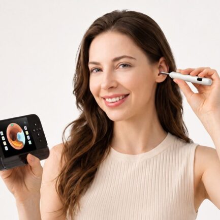 Earvia｜「見えないまま探る耳掃除」から卒業。4.3インチ画面で、狙った場所を見ながらケア