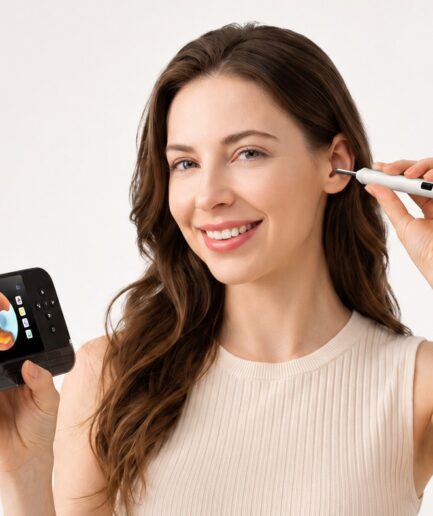 Earvia｜「見えないまま探る耳掃除」から卒業。4.3インチ画面で、狙った場所を見ながらケア