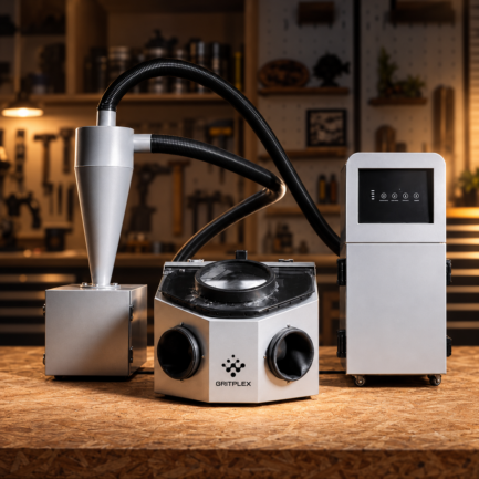 GritPlex｜仕上げ作業をデスクトップで完結する密閉型サンドブラストワークセル