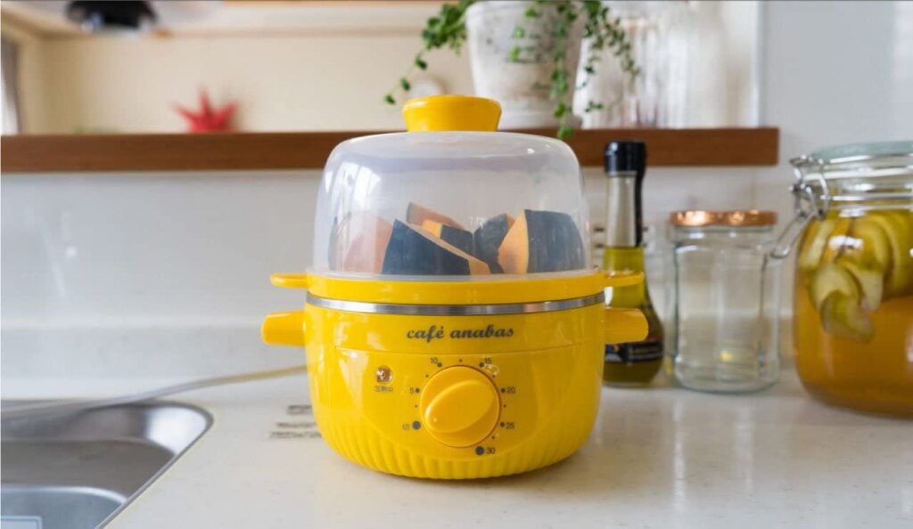 ゆで玉子名人＆かんたん蒸し器
