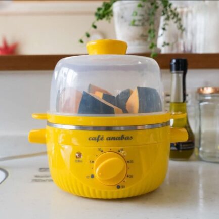 ゆで玉子名人&かんたん蒸し器|鍋を見張る時間を手放して、半熟卵も蒸し料理ももっと気軽に