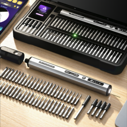 Built S1｜ネジを見れば、使うべきビットが光る。AIで迷いを消す精密電動ドライバー